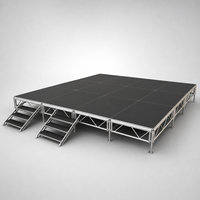 Plateforme de scène portable en aluminium KS101 et KS102 pour concerts, théâtres et événements