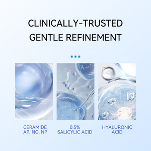 Nettoyant facial rajeunissant à l'acide salicylique, nettoyant hydratant et éclaircissant pour toutes les peaux - Product Image 3