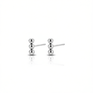 เอมี่ เอมี่ต่างหูสแตนเลสทรงกลมคลาสสิกของขวัญเครื่องประดับสตรี PE2572 - Product Image 1