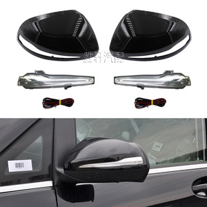 Carcasa de Espejo Retrovisor con Kit de Señales de Giro para Mercedes Benz Vito W447 Clase V, Negro, ABS, Espejo Esférico Calefactable - Product Image 1