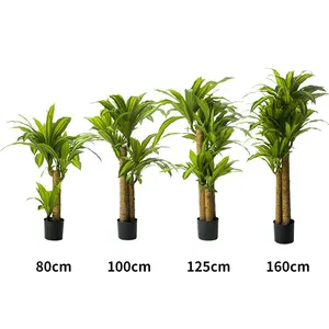 Promotion Artificial Plant Decorative Tree Dracaena Plastic Pu Thick Stem Look Touch Real Multi Size Hot Sale Home Garden Decor