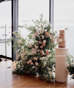 New Arrival Custom Elegant Modern Wooden Plinth Pedestal <b>for</b> Party <b>Decor</b> | Event Display Stand <b>for</b> Wedding <b>Birthday</b> Celebrations - Product Image 1