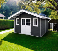 Vente directe usine – Maisons modulaires en WPC série E EASYGREEN, panneaux sandwich, villas modernes en acier, aires de jeux extérieures, abris de jardin, gymnases