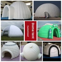Dôme Gonflable Extérieur Personnalisé en PVC/TPU, Abri Gonflable, Tente Igloo, Hangar Gonflable pour Événements et Salons Professionnels - Prix Usine