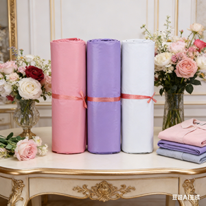 Sacs d'expédition en polyéthylène résistants aux déchirures et durables, pochettes de messagerie anti-perforation, fournitures d'emballage en gros pour envois postaux violets - Product Image 1