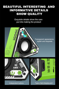 <span class=keywords><strong>2025</strong></span> <span class=keywords><strong>Mini</strong></span> Xách Tay TWS Không Dây Loa Bt Trường Hợp Trong Suốt Với Đầy Màu Sắc LED Và Âm Nhạc Stereo Âm Thanh Loa Siêu Trầm Ý Tưởng Quà Tặng - Product Image 6