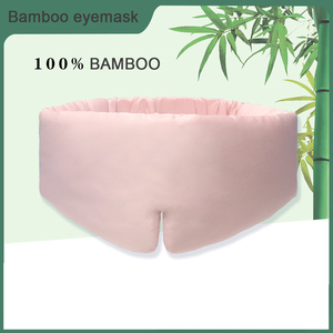 All'ingrosso traspirante regolabile in viscosa lyocell in seta di bambù grandi cuffie per gli occhi maschere per dormire maschera per gli occhi - Product Image 2
