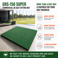 Tapis de Pratique de Golf Premium pour Intérieur et Extérieur, Clubs, Académies, Tapis de Frappe pour le Golf