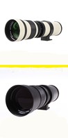 Objectif zoom manuel téléobjectif F8.3-16 420-800mm + bague d'adaptation T2 + filtre 3 en 1 + téléconvertisseur 2X pour appareils photo Canon Nikon Sony Pentax