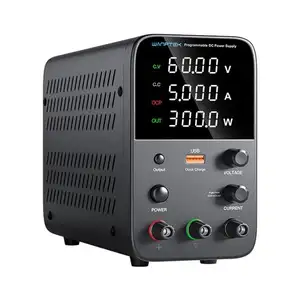 WPS605H 60V 5A DC Power Supply Low Noise 4 Digital Adjustable Switching Variable DC Power Supply Regulated For Phone Repair