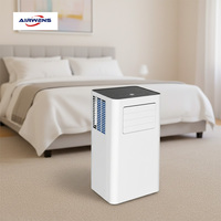 Climatiseur mobile Airwens 220V 50Hz 12000BTU, refroidissement et chauffage, économie d'énergie, panneau intelligent, pour chambre à coucher