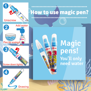 <span class=keywords><strong>Tappetino</strong></span> <span class=keywords><strong>Magico</strong></span> per Disegno Senza Macchie, Giocattolo Educativo Regalo per Bambini e Bambine - Product Image 4