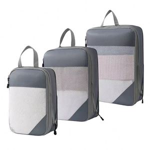 Wholesale 6 Set Versatile Zipper Dustproof Packing Cubes Mesh Organizers Clothing <b>Storage</b> Bags - Product Image 5