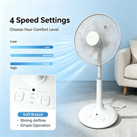 Ventilateur sur pied oscillant réglable à télécommande électrique de haute qualité, vente en gros OEM