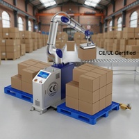 Paletizador Colaborativo JINWEI DS-CR17-G/S, 17 kg, 2047 mm, G1950, S2450 mm, CE, UL, NSF, ISO 10218, 9-13 piezas/min, para Alimentos, Bebidas y Farmacéutica