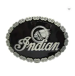 HAND CRAFTED CUSTOM MADE italian logo metal BELT BUCKLE
