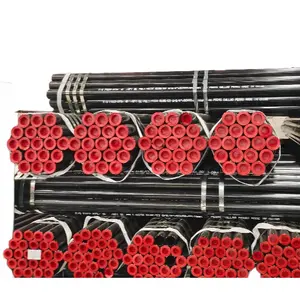 Tianjin Huaxin haute qualité ASTM A106 A53 grb Sch 40 q235b doux ms tube rond sans soudure tuyau en acier au carbone avec Fas