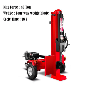 Macchina idraulica frazionatrice per tronchi Max Force 40T segatura per legna da ardere processatore 15HP benzina Log Splitter - Product Image 2