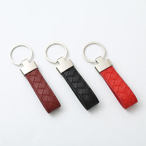 Llavero <span class=keywords><strong>de</strong></span> Cuero para Coche, Colgante Distintivo para Hombre y Mujer, Anillo <span class=keywords><strong>de</strong></span> Cadena Tejida para <span class=keywords><strong>Parejas</strong></span> - Product Image 3