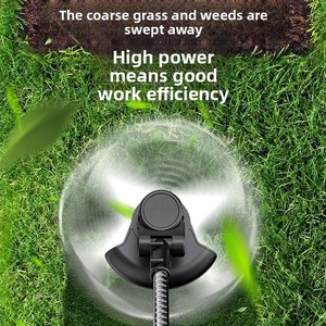 Wireless Lithium Battery Lawn Mower Small Household Handheld Grass <b>Trimmer</b> Garden Pruning Machine Rechargeable Weed C--18 Wirele - Product Image 5
