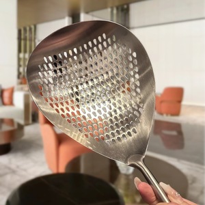 Vente chaude 304 ustensiles de cuisine en acier inoxydable miroir cuisine grande <span class=keywords><strong>passoire</strong></span> <span class=keywords><strong>passoire</strong></span> alimentaire argenterie - Product Image 2