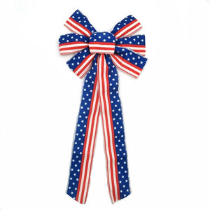 En Stock: Lazos Decorativos con Banderas de Tela para el Día de la Independencia de EE. UU., el Día de los Caídos y Navidad, para Celebraciones del Día Nacional - Product Image 5