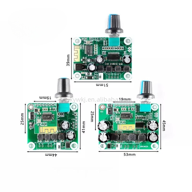 Hengshengwei Tpa3110 Class-D Stereo Power Amplifier Board 15W 30W Digital Power Amplifier with for Blue Tooth 4.2