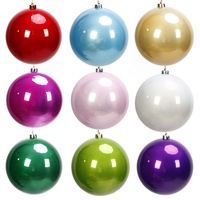 Boules de Noël 2026 écologiques non toxiques, réfléchissantes, brillantes, pigmentées or, argent, rouge, vert, bleu, fabriquées en usine