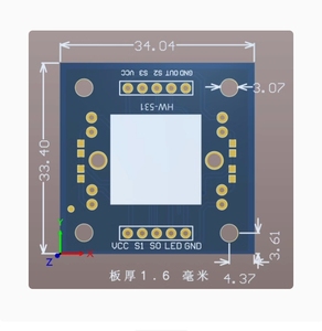 TOPCUS GY-31 TCS230 TCS3200 Color <b>Sensor</b> Module Color Recognition Detector Module <b>For</b> Arduino Color Sensing Board - Product Image 3