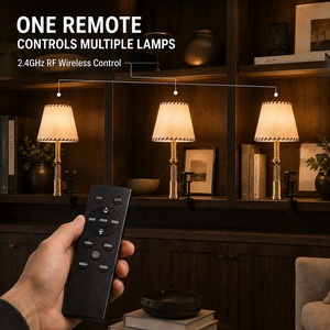 <span class=keywords><strong>Lampe</strong></span> murale sans fil rechargeable à <span class=keywords><strong>pince</strong></span> avec abat-jour en rotin, LED magnétique et télécommande pour chevet, bibliothèque, hôtel - Product Image 5
