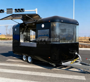 Remolque de café, Restaurante de pizza, Remolque de hot dogs y helados, Carrito de pizza, Remolque de comida móvil con cocina para papas fritas, Camioneta de comida móvil con café - Product Image 6