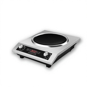 Cocina de Inducción Cóncava de 3500W para Uso Comercial y Doméstico, Carcasa de Plástico Impermeable, con Función para Saltear, Alta Potencia - Product Image 1