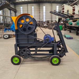 Küçük altın madenciliği ekipmanları satılık, taş kırma makinesiyle birlikte portatif altın madenciliği tesisi, Çin malı. - Product Image 3