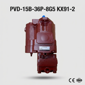 Bomba Hidráulica Kubota KX91-2 KX91-2S Nachi PVD-15B-36P-8G5 para Piezas de Miniexcavadora RC401-61110 HRC40-61120 RC401-61120 - Product Image 1