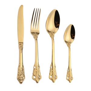 Cổ Điển Thép Không Gỉ Flatware Thiết Lập Phương Tây Dao Kéo Cho Các Bên-Bao Gồm Bít Tết Dao Muỗng Nĩa Phong Cách Phương Tây - Product Image 2