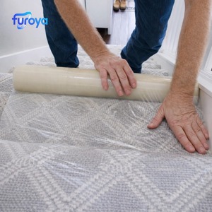 Film de protection pour tapis, souple, résistant aux hautes températures, qualité professionnelle, transparent, économique, option PE, utilisation à <span class=keywords><strong>court</strong></span> terme, lisse - Product Image 4