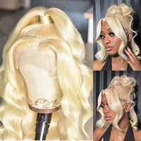 Perruque frontale en dentelle HD blonde 613, cheveux humains bruts, 13x4 13x6, perruques frontales en dentelle blonde miel 613, perruque en dentelle complète transparente HD, cheveux humains