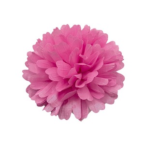 Tête de fleur de chrysanthème en tissu faite à la main, ronde, pour accessoires de bijoux DIY, décoration de vêtements, chaussures, sacs, style frais et doux - Product Image 5