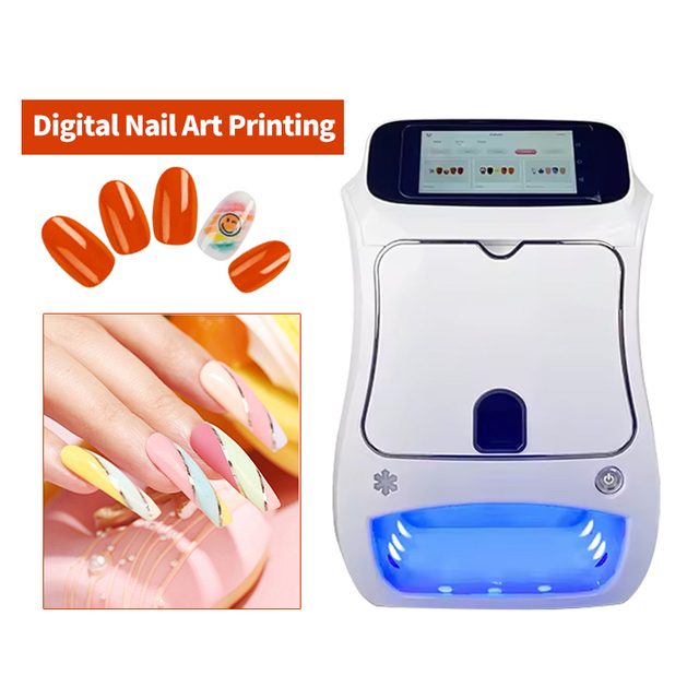 Automatic Nail Printer 3D Portable DIY Pattern Nails Printing WiF Digital Auto Nail Painting Machine