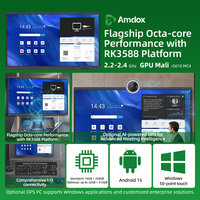 Amdox 65 75 86 98 Inch Digital Smart Board Multi Touch Screen Monitor 75 Inch Interactive Whiteboard for Conference Classroom