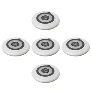 CTT19 Système d'appel sans fil Bouton de bureau sans fil pour <span class=keywords><strong>service</strong></span> client Cloche d'appel 3 couleurs pour magasin de détail Restaurant - Product Image 3