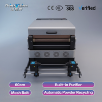 Machine de recirculation automatique de poudre DTF à 2 têtes de 60 cm avec four de séchage, garantie 1 an pour T-shirts – Approvisionnement direct usine