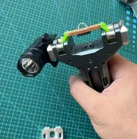 Accessoires de lance-pierre en alliage d'aluminium aéronautique CNC, étanches, pour l'extérieur, compatibles avec les viseurs laser