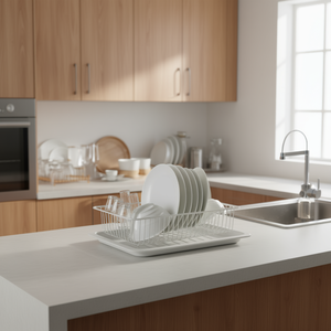 Escurridor de Platos Pratika 80 x 33 cm Blanco, Rejilla de Drenaje para Cocina - Product Image 3