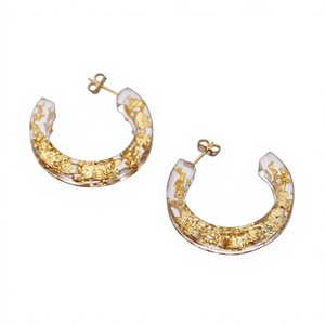 Nuevos Mejores Pendientes Geométricos de Acrílico para Mujer, Modernos y Coloridos, Joyería de Fiesta, Pendientes de Resina Lucite para Boda - Product Image 5