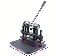 Presse manuelle non hydraulique de petite taille pour découpe de matrices, formage d'échantillons de cuir et découpe de semelles intérieures