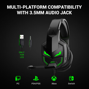 Gaming <span class=keywords><strong>Headset</strong></span> Led Licht <span class=keywords><strong>Usb</strong></span> Muziek Computer Bedrade Headsets Gaming Stereo Oortelefoon Hoofdtelefoon Pc Gaming <span class=keywords><strong>Headset</strong></span> Met Microfoon - Product Image 4