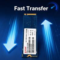 SSD NVMe Kston M.2 Baru 256GB/512GB/1TB PCIe Gen3 Internal untuk Laptop/Desktop/PC Gaming