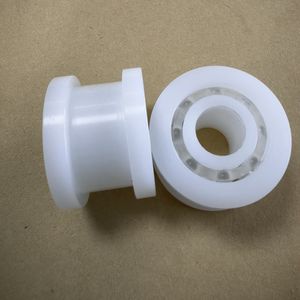 <span class=keywords><strong>Roulement</strong></span> à bride en plastique à faible friction PP UPE PTFE NYLON POM 10 12mm 15mm alésage avec bride Double face - Product Image 1