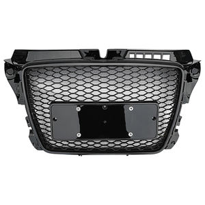 Factory Auto <span class=keywords><strong>A3</strong></span> S3 Honeycomb Mesh Grill RS3 Style Parrilla de parachoques delantero de <span class=keywords><strong>coche</strong></span> negro brillante para <span class=keywords><strong>Audi</strong></span> <span class=keywords><strong>A3</strong></span> S3 2008 2009 2010 2011 2012 - Product Image 4